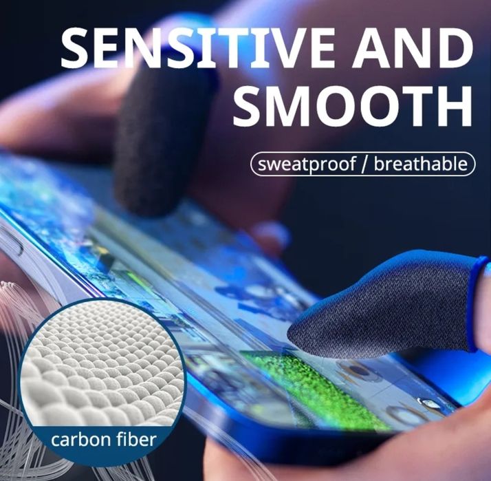 Luvas de dedo gaming