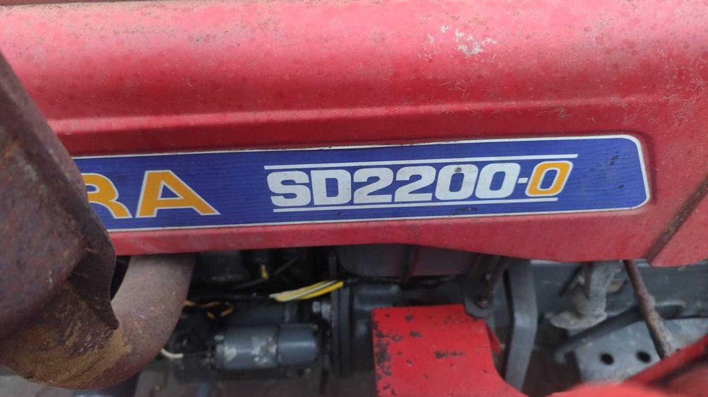 Japoński traktorek Shibaura SD 2200 z glebogryzarką 4x4 22km TUR