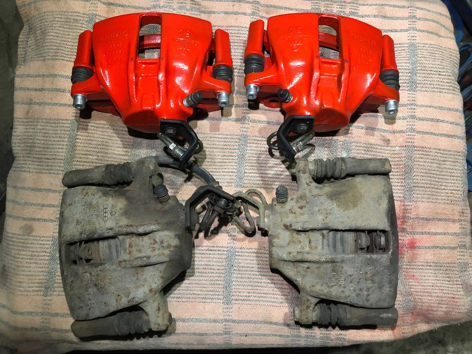 Передні суппорта пассат Б3 Б4 Гольф Кадді Ауді 80 100 256мм