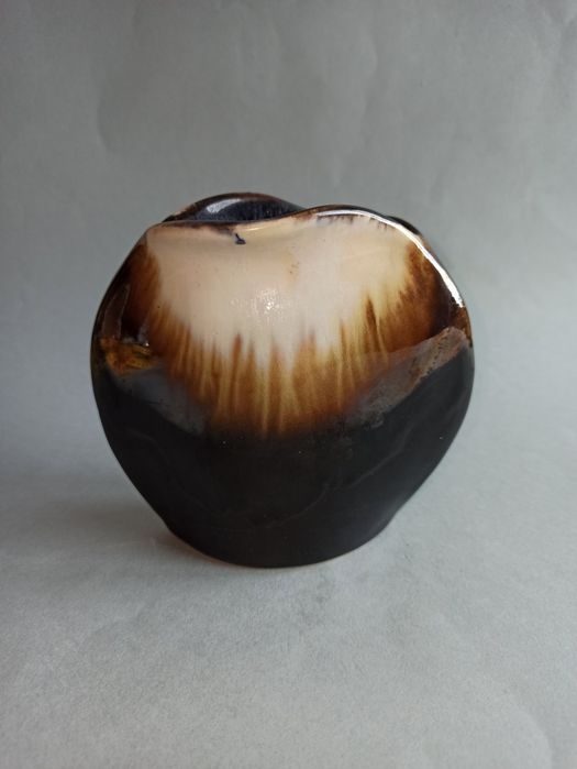 Stary ceramiczny wazon flakon vintage muszla new look niemiecki modern