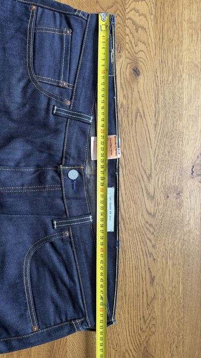 Duuuże spodnie LEVIS 501 granatowe jeansy 40/36 limited edition WWA
