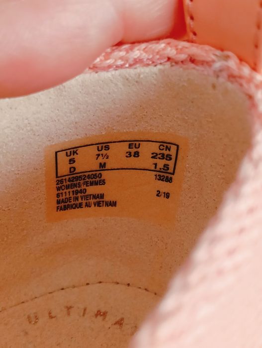 Buty wsuwane, espadryle Clarks, r. 38