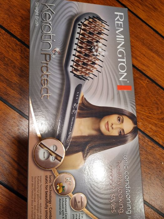 Nowa szczotka prostująca, prostownica, Remington Keratin Protect