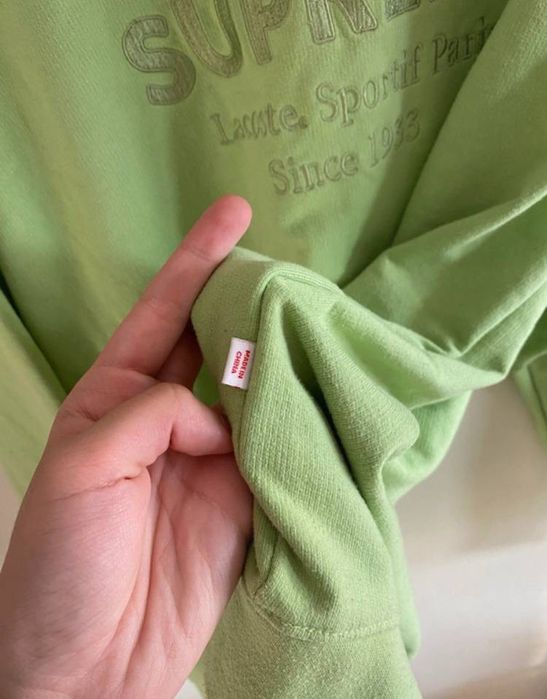 Світшот Supreme x Lacoste оригінал xl