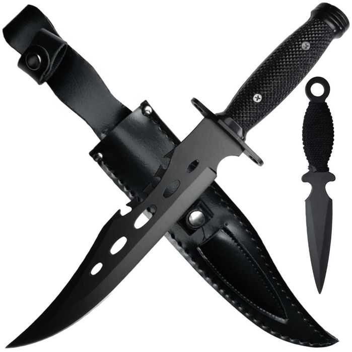 Nóż + rzutka komplet wojskowy duży N-291 bagnet nóż