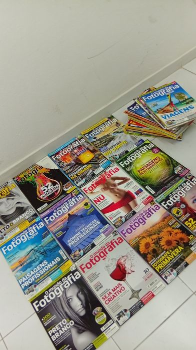 35 revistas de fotografia + 35 cds