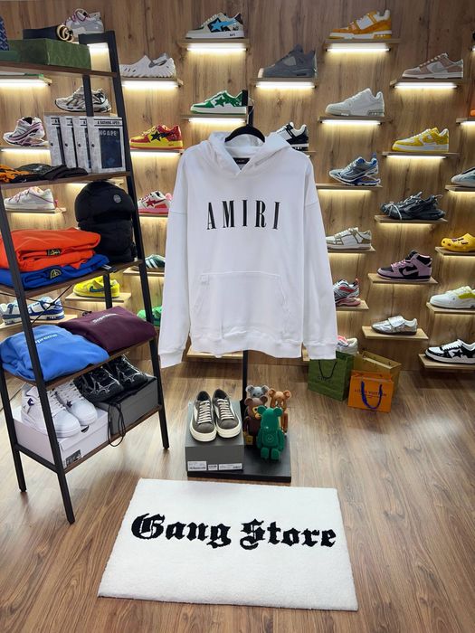 Худі Amiri White Logo