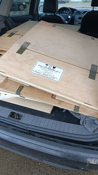 Wojskowa skrzynia ze sklejki