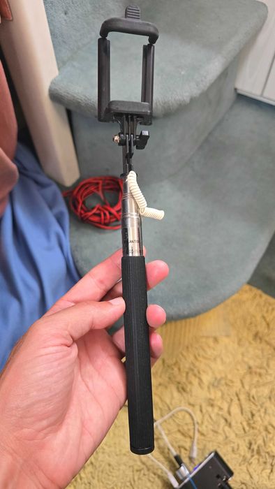 Selfie stick, comprimento 1m,