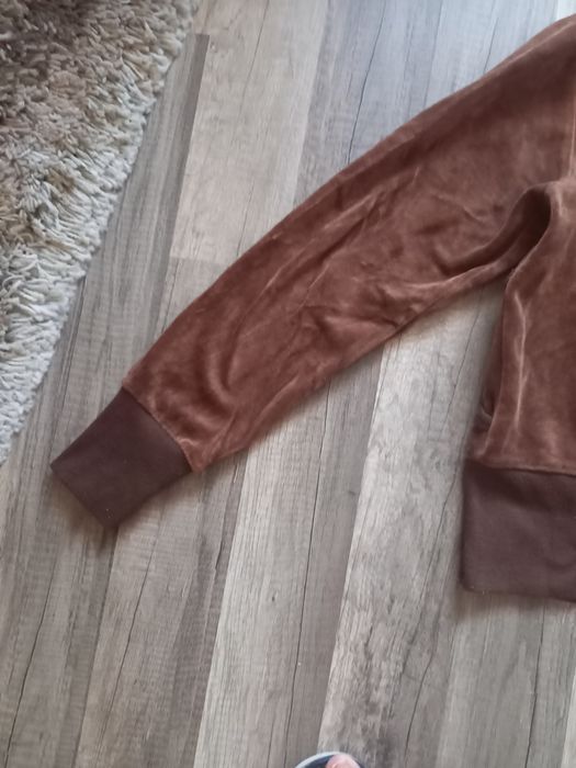 Bluza damska welurowa