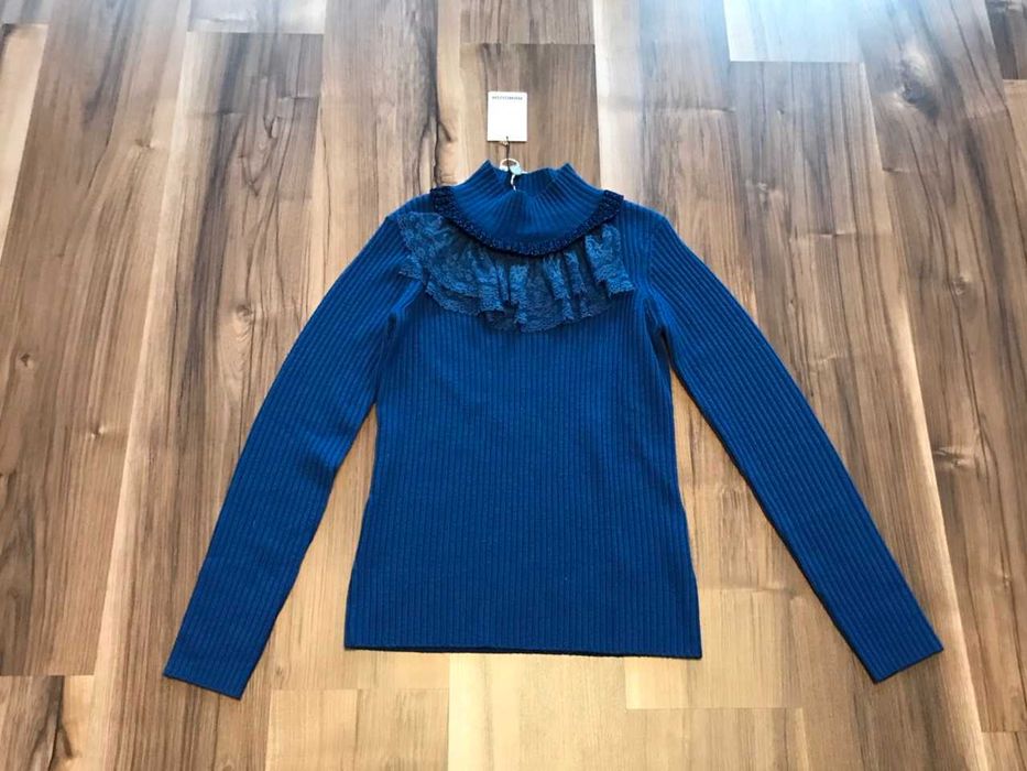 Новый шерстяной свитер Manoush (Оригинал), р. M-L. 100% мериносовая шерсть