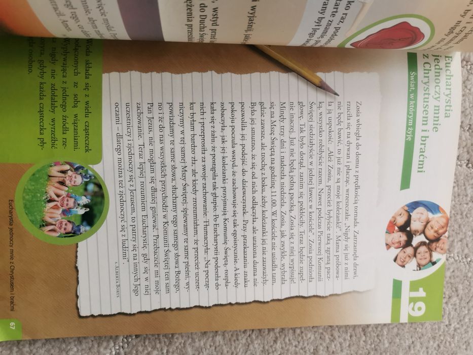 Podręcznik do religii, klasa 6