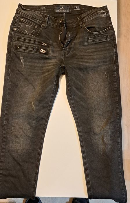 Jeansy męskie czarne Medicine slim fit rozmiar 31