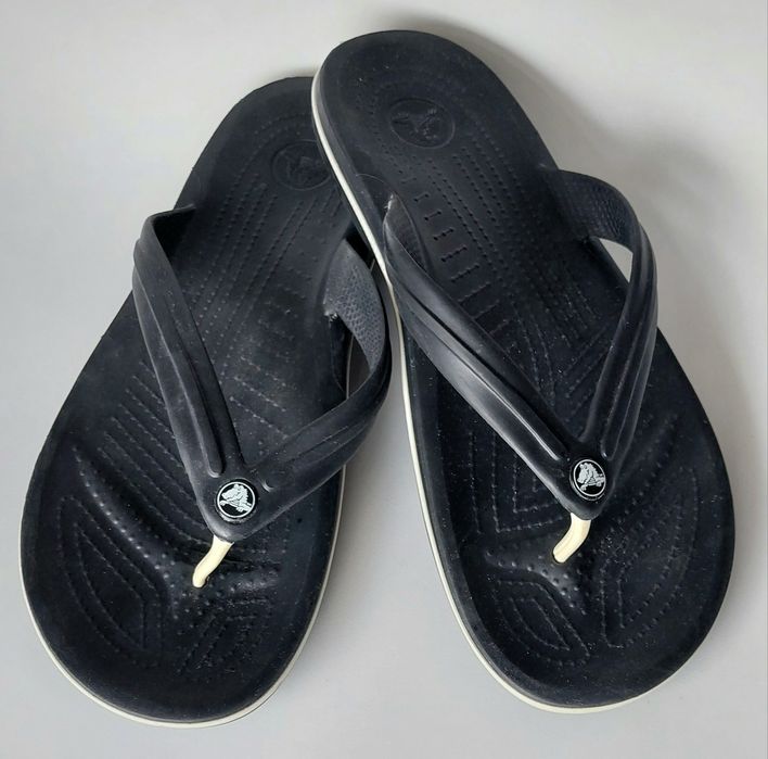Buty japonki Crocs Crocband Flip black roz.45/46