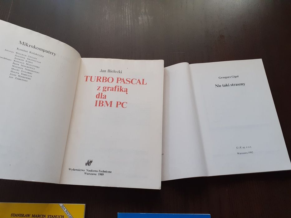 Stare komputery PC, Atari itp. Książki stan bardzo dobry lata 80 i 90.