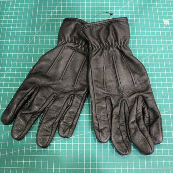 Luvas de pele par mota moto