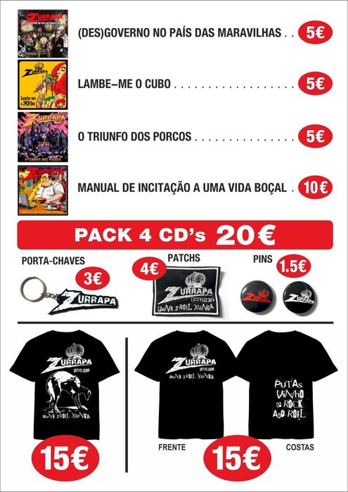 Zurrapa - 4 Cds + 1 Single