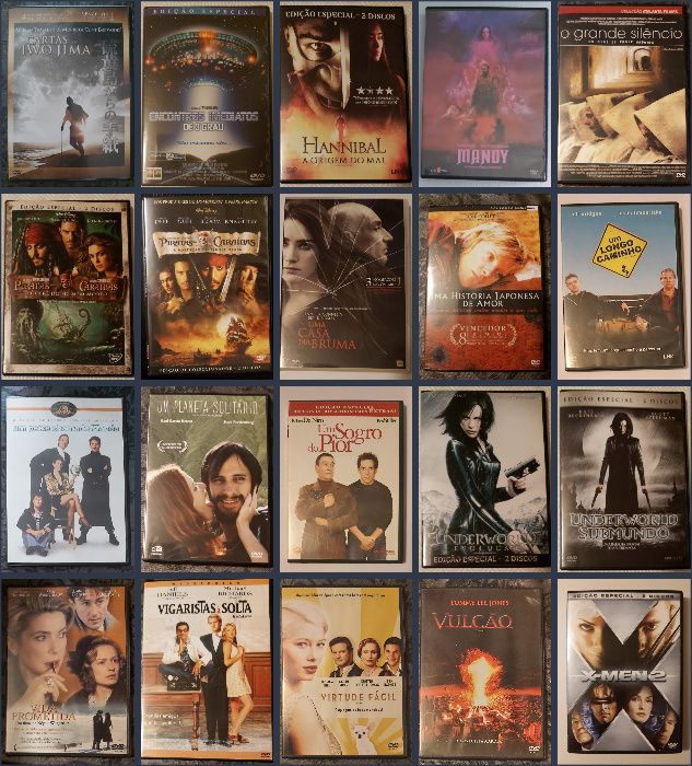 Filmes DVD 3 Euros cada