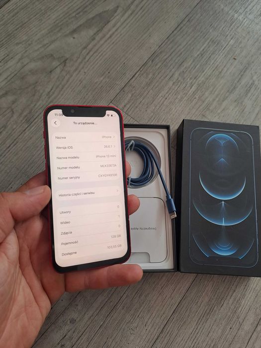 Apple iphone 13 mini - 128 gb , 83% - dobry stan
