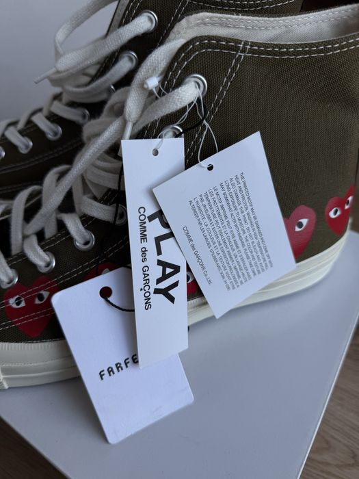 Нові чоловічі кеди Converse Chuck Taylor All Star 70s x Comme des Garçons PLAY