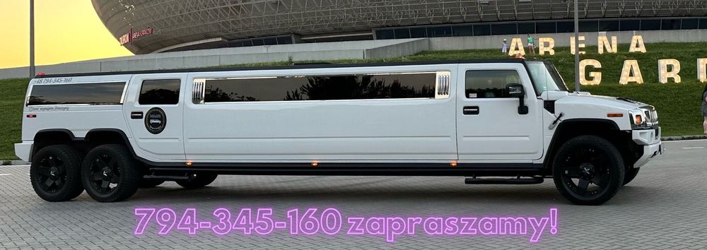 LIMUZYNA Hummer studniówka panieński kawalerski ślub impreza