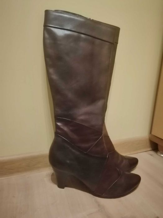 Eleganckie kozaki, skóra naturalna, 5th Avenue, R. 36