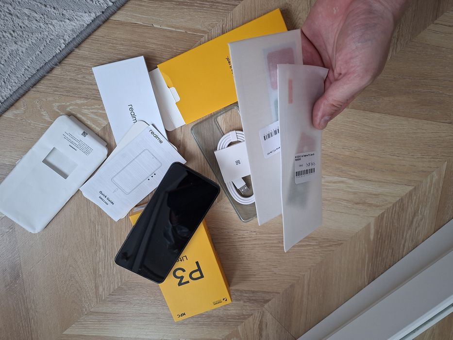 Smartfon Realme P3 Lite + 2 szkła hartowane gwarancja