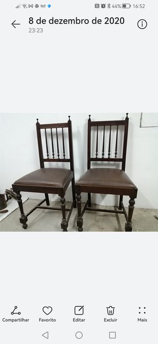 4 cadeiras Antigas