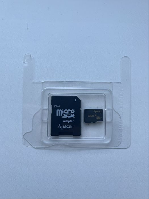 Карта пам'яті Apacer 32GB Class 10 + адаптер microSD