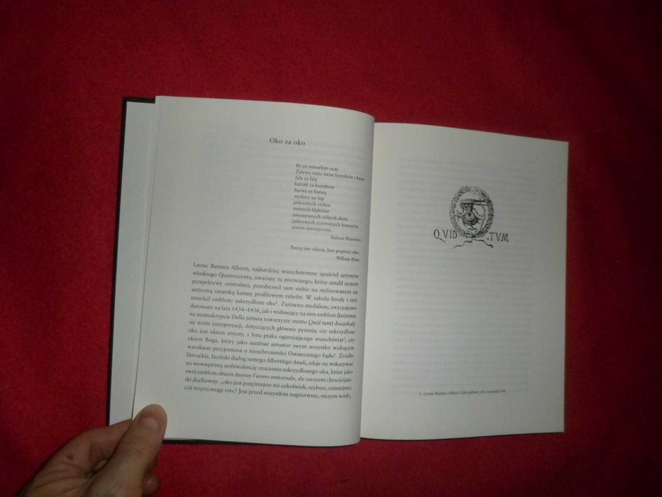 Maria Poprzęcka - Inne obrazy : oko, widzenie, sztuka : od Albertiego