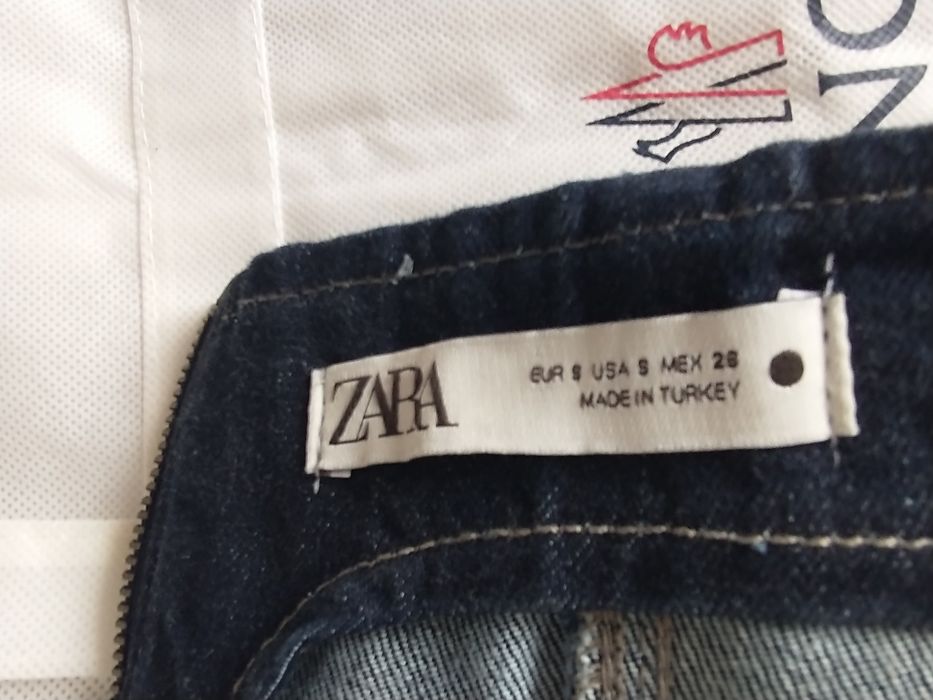 Gorset jeansowy Zara
