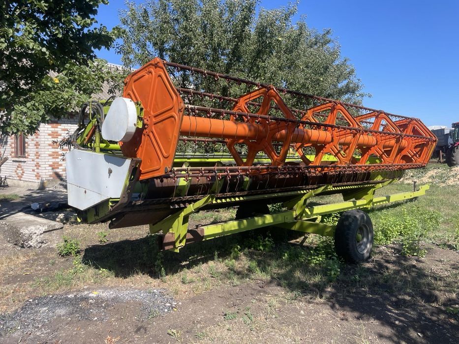 Жатка зернова КЛААС С600, жниварка CLAAS, шир. 6 м, з ВІЗКОМ, 2010 р.