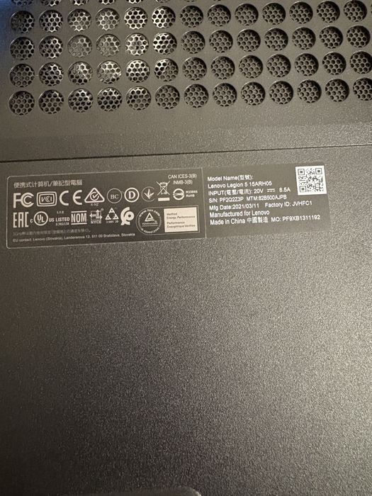 Laptop Lenovo Legion 5