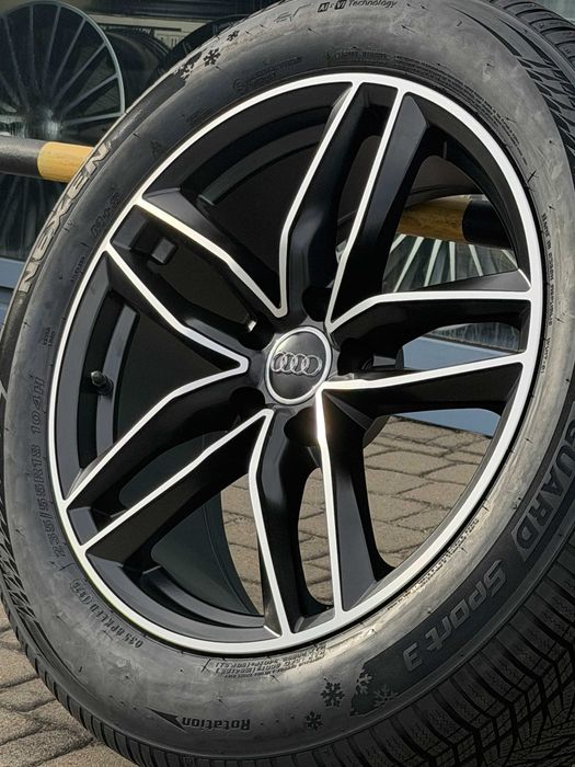 Nowe koła zimowe 18 cali Audi Q3 SQ3 czarno srebrne matowe