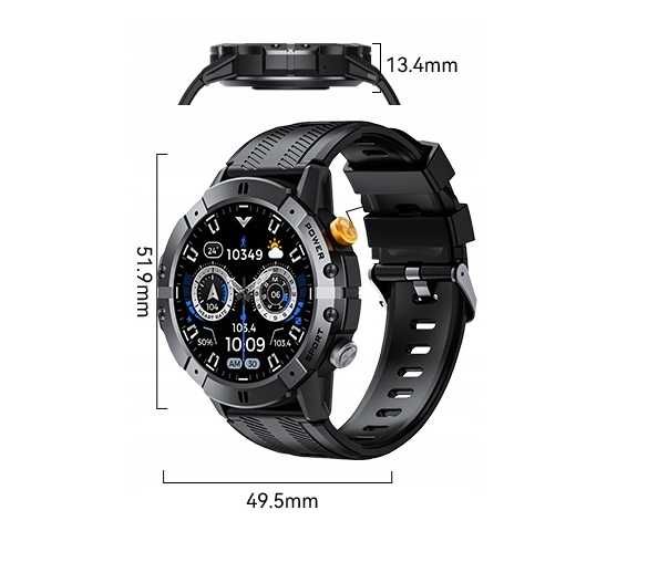 Smartwatch - tytan -PANCERNY