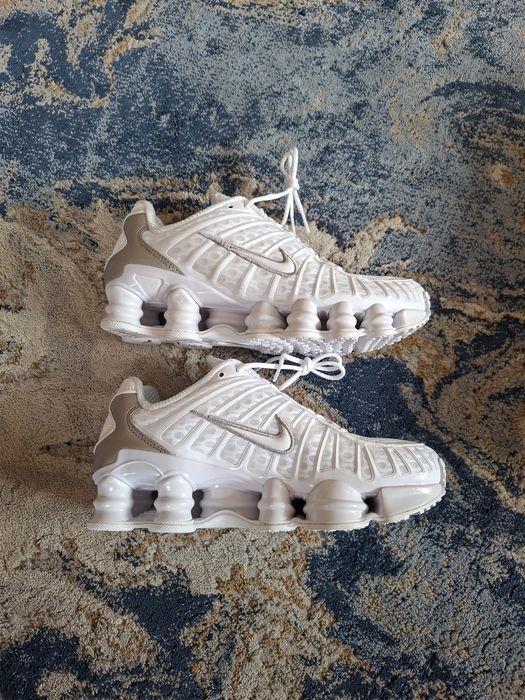 Buty Nike Shox TL White Metallic Silver r.36