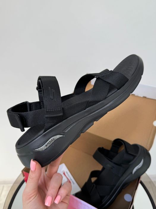Женские босоножки на липучках Skechers GO Walk Arch 38/39/41р