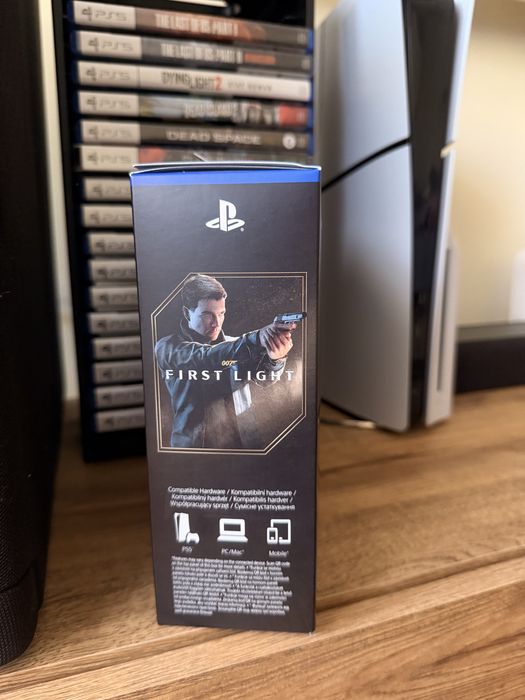 Pad Kontroler do PS5 - Złoty Gold Kolekcjonerski - Bond First Light 007 - Limitowana Edycja
