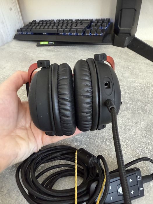 Ігрові навушники HyperX Cloud II Black/Red  Ігрові навушники HyperX Cloud II Black/Red (KHX-HSCP-RD/4P5M0AA) новые