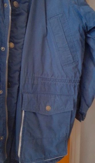 Parka Centini cor azul escuro tamanho L - Bom estado