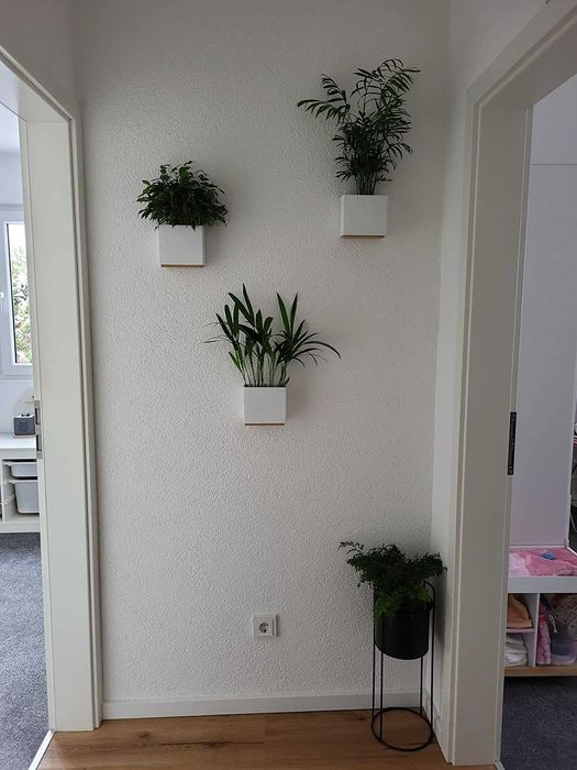 Zestaw 3 wiszących doniczek doniczki na kwiaty rośliny kwietniki