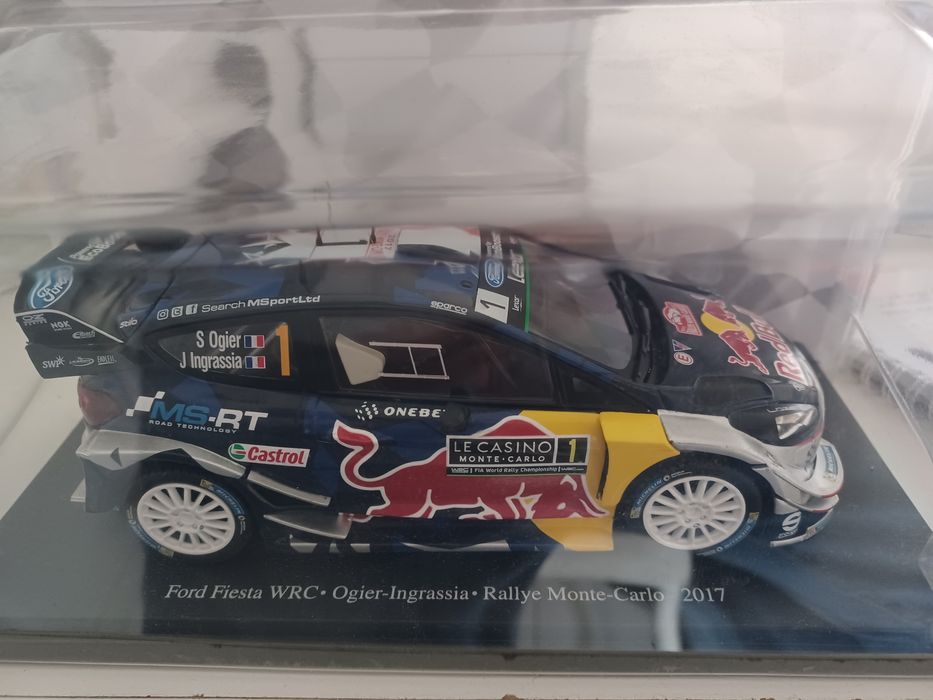 Miniatura escala 1:24 Ford Fiesta WRC-Rally Monte Carlo 2017 1