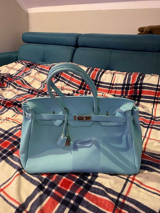 Torebka damska niebieska stan bardzo dobry