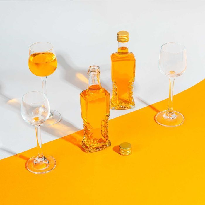 Butelka UKRAINKA 100 ml na nalewki wino likier alkohol soki z zakrętką