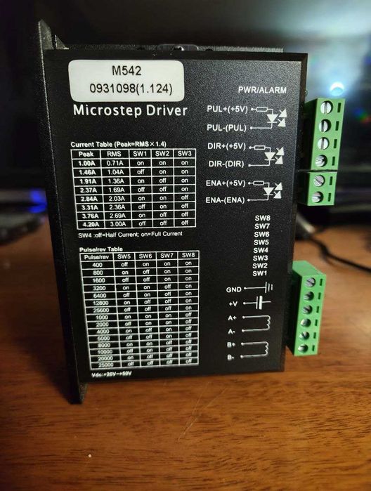 Драйвер крокового двигуна M542 (Microstep Driver) для ЧПК / CNC