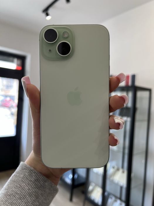 Telefon iPhone 15 128GB Zielony Apple Gwarancja iTrade