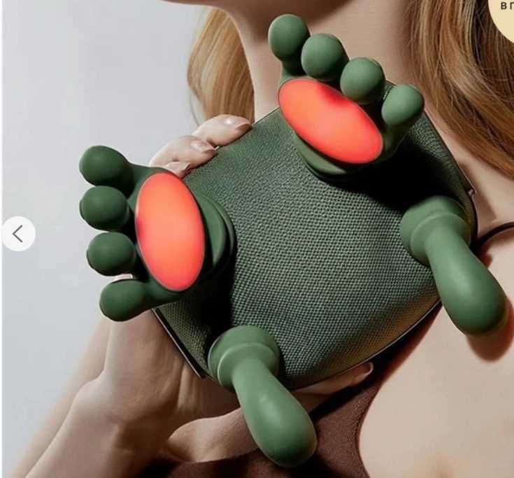 Електричний масажер для шиї та плечей Shoulders & Neck Зелений