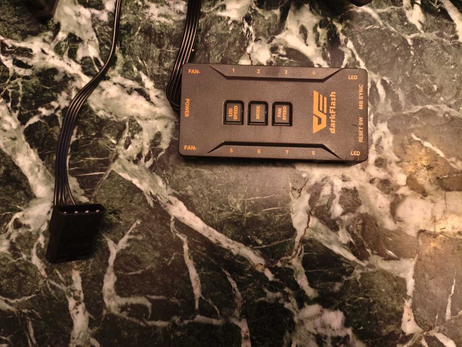 wentylatory do komputera ARGB 6x120 zestaw z kontrolerem