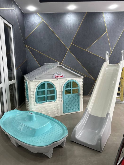 БЕЗ передоплати‼️Пісочниця, гірка, будиночок дитячий. Дитячий комплект