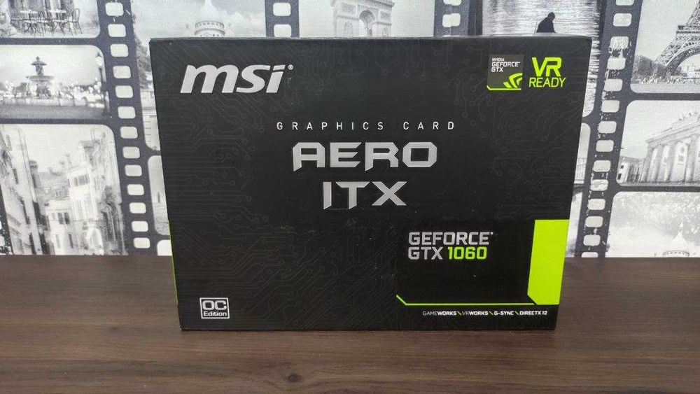 Видеокарта MSI GeForce GTX 1060 AERO ITX 6G OC (912-V328-086)